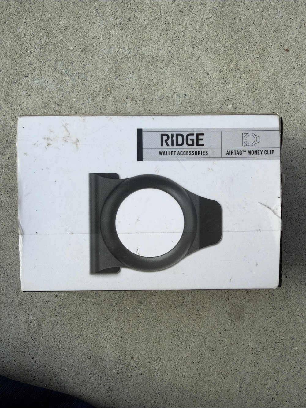 RIDGE AirTag Money Clip - Black